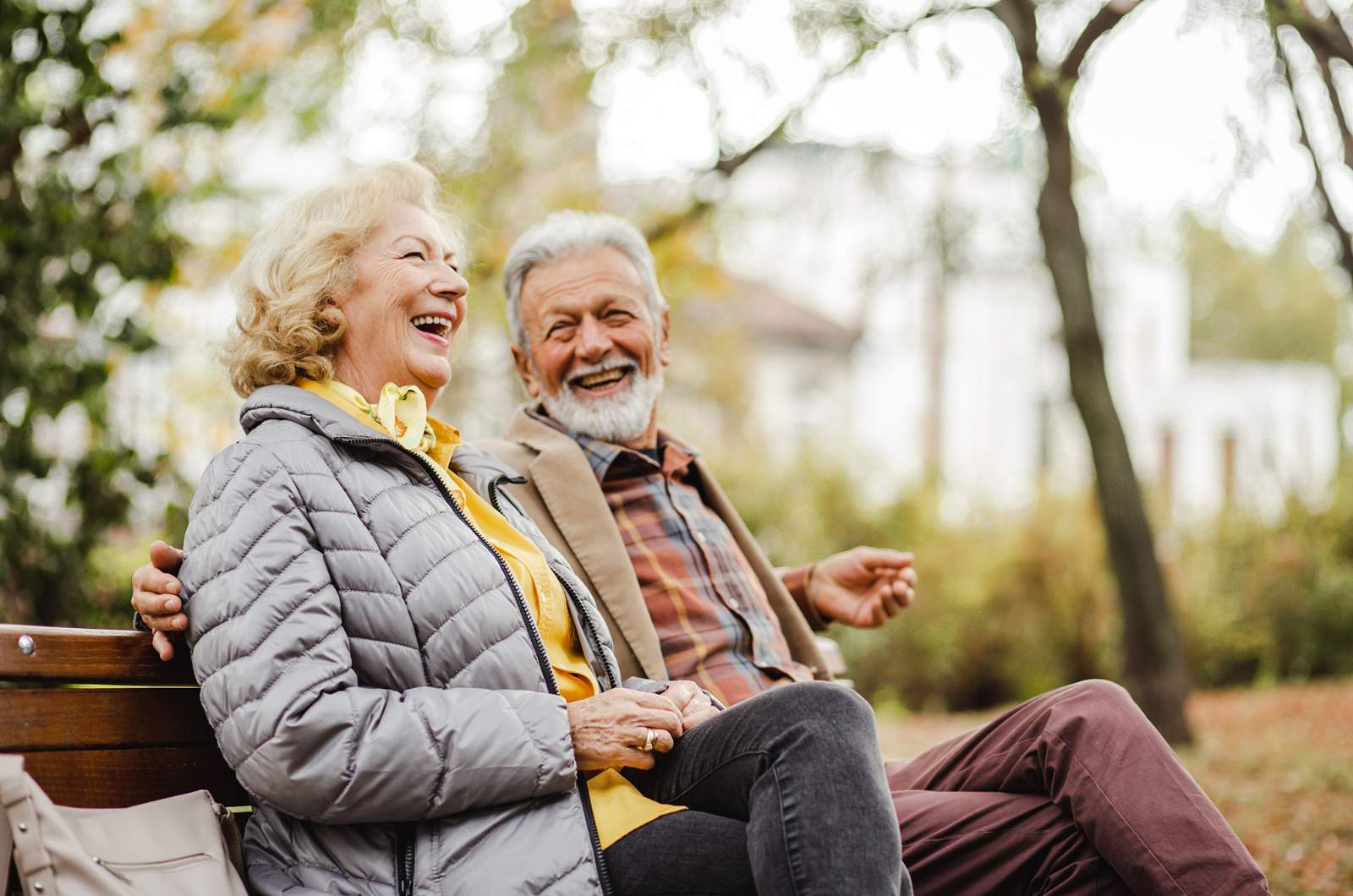 Healthy smiling elderly couple | Over 75 Health assessment available at Narangba Station Medical Centre.