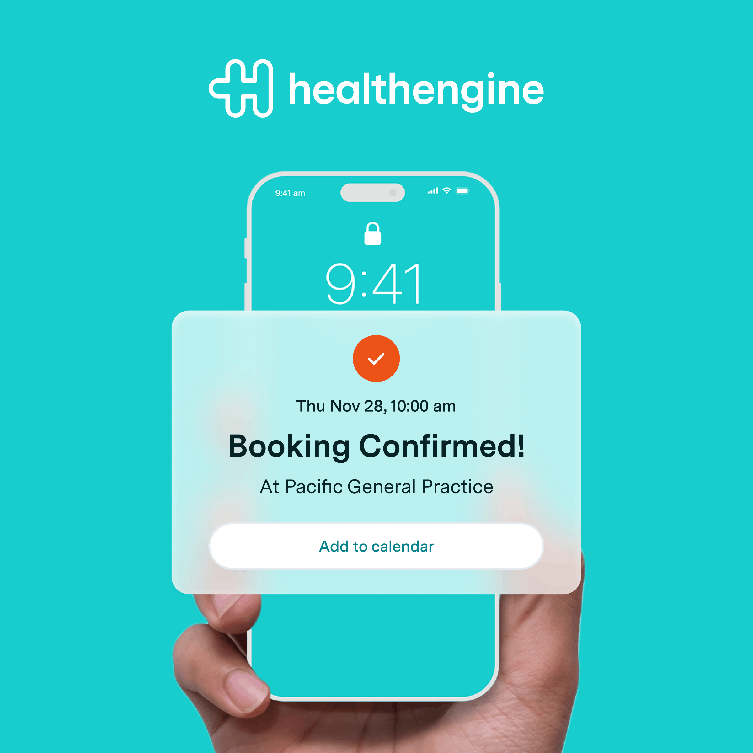 HealthEngine Booking Confirmed